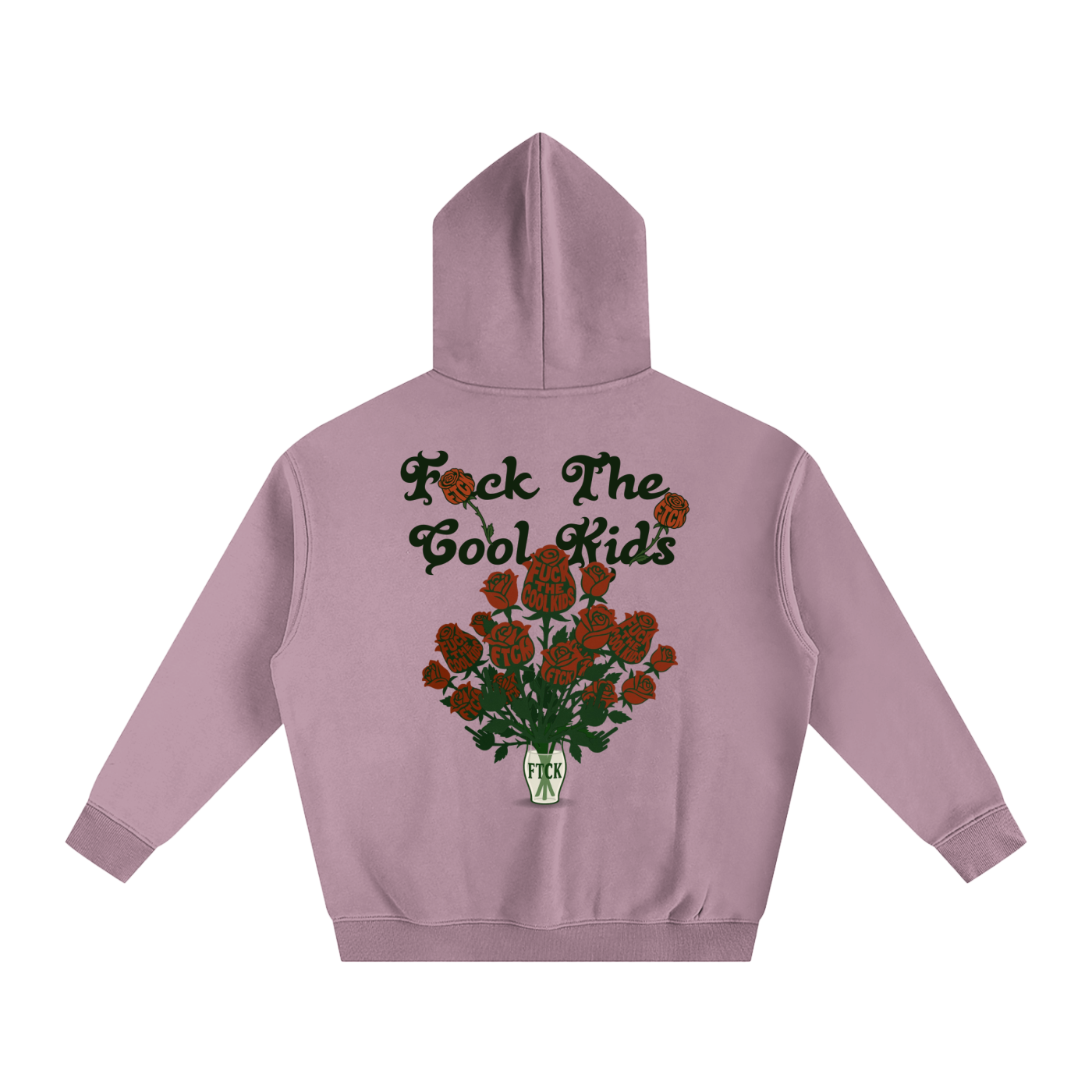 FTCK “Say It Louder” Oversized Fleece Hoodie