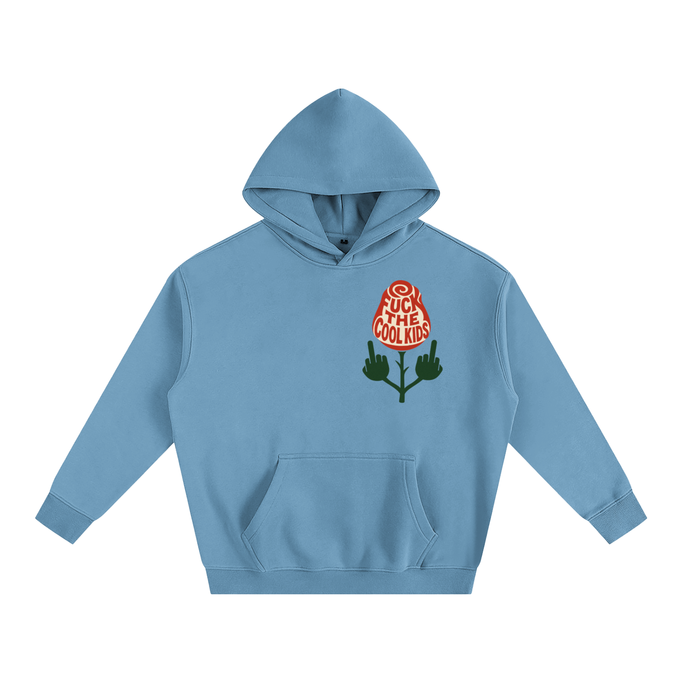 FTCK “Say It Louder” Oversized Fleece Hoodie