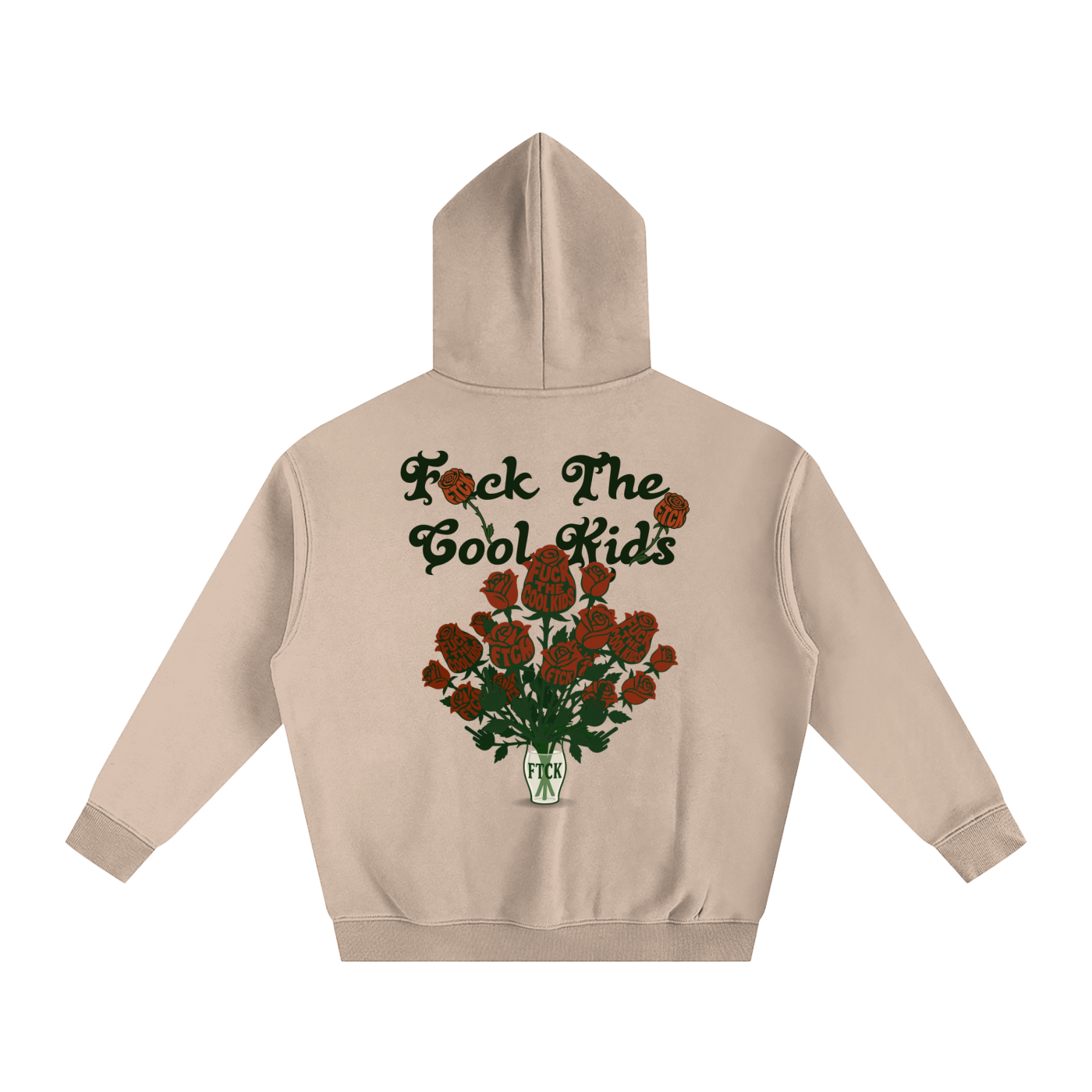 FTCK “Say It Louder” Oversized Fleece Hoodie