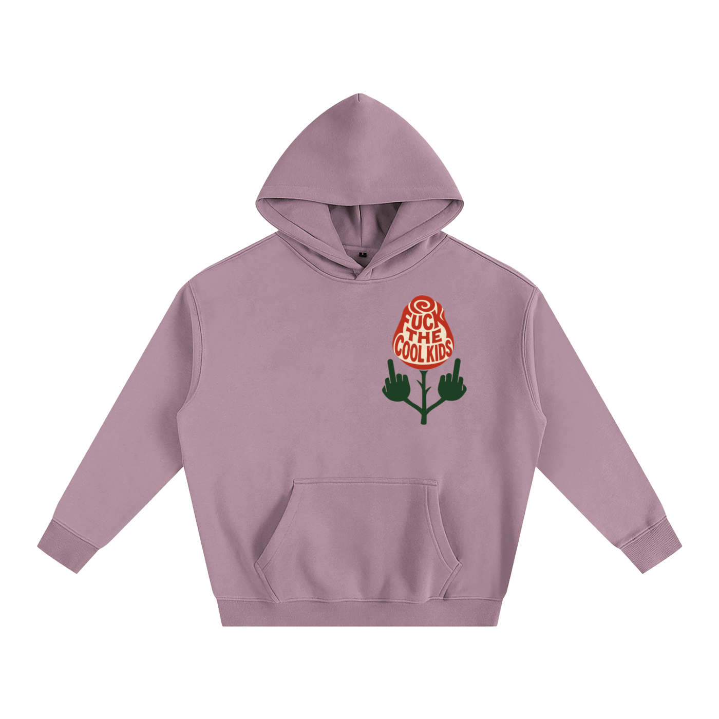 FTCK “Say It Louder” Oversized Fleece Hoodie