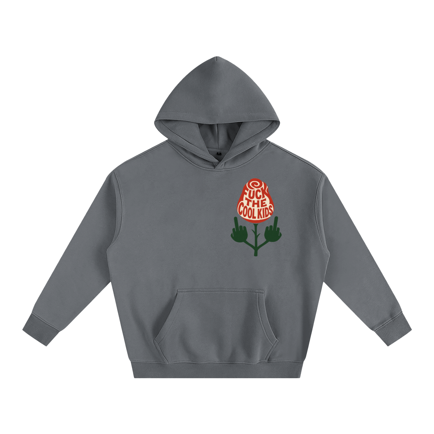 FTCK “Say It Louder” Oversized Fleece Hoodie