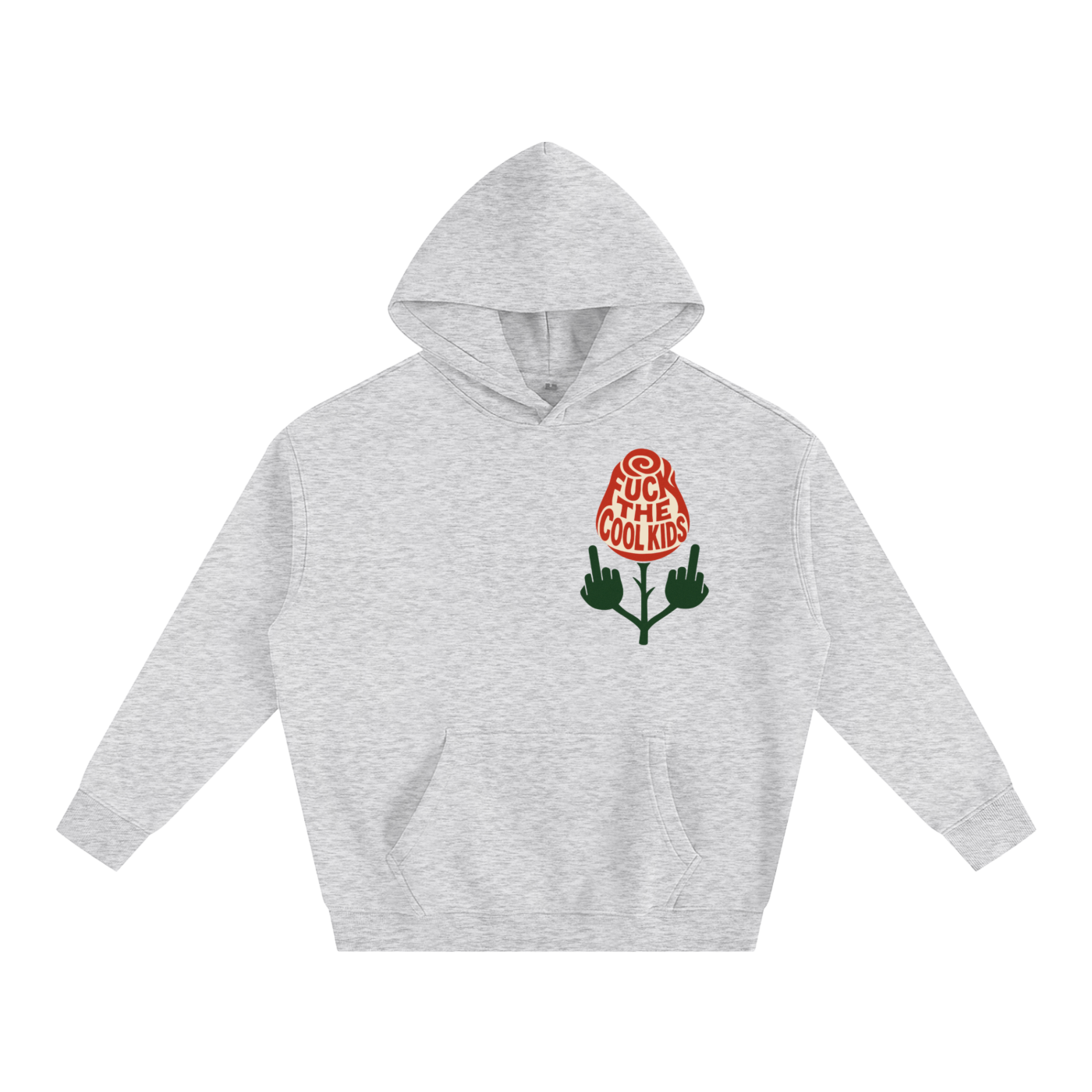 FTCK “Say It Louder” Oversized Fleece Hoodie