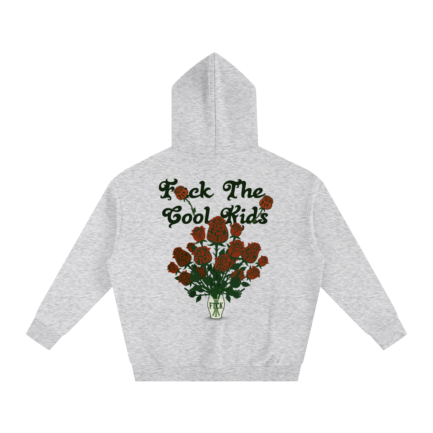 FTCK “Say It Louder” Oversized Fleece Hoodie