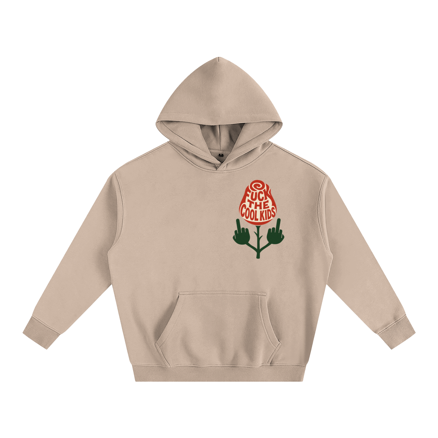 FTCK “Say It Louder” Oversized Fleece Hoodie