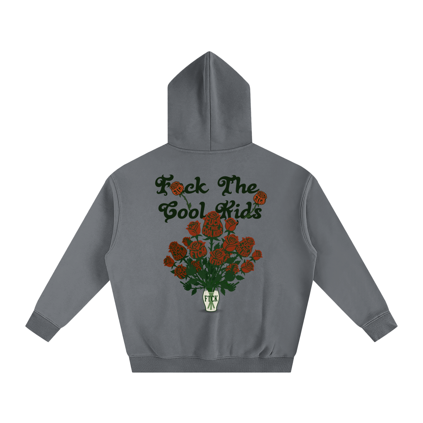 FTCK “Say It Louder” Oversized Fleece Hoodie